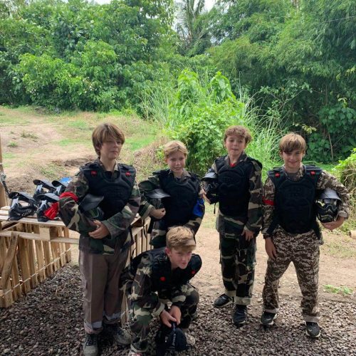 Paintball for kids in Bali